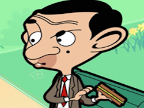 Mchezo Mr Bean Sliding Puzzle online