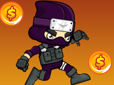Mchezo Ninja kutoroka 2d  online