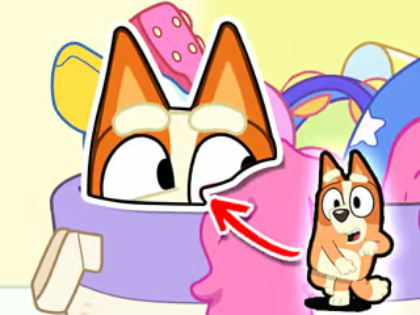 Mchezo Jigsaw puzzle: Bluey Ficha & Tafuta  online