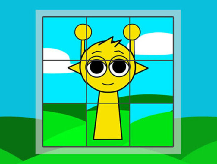 Mchezo Sprunki puzzles na kuimba  online