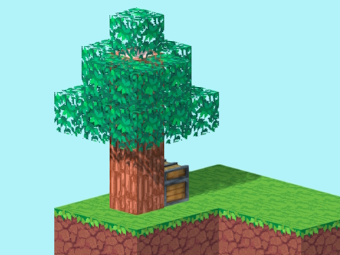 Mchezo Skyblock 3D: kuishi  online