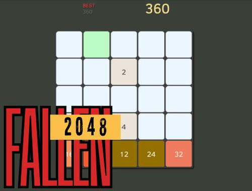 Mchezo Imeanguka 2048  online
