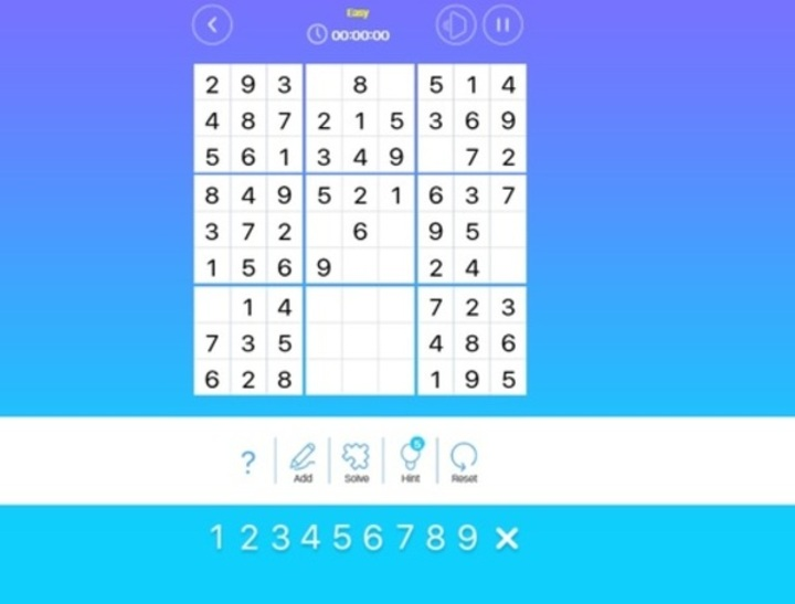 Mchezo Mwalimu Sudoku  online