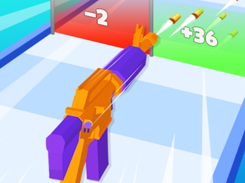 Mchezo Bunduki Jenga n Run  online