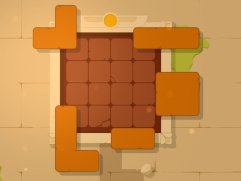 Mchezo Puzzle inazuia zamani  online