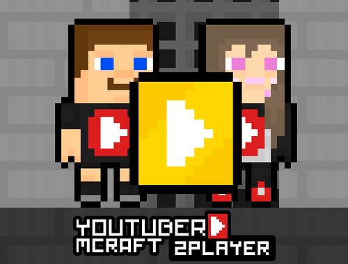 Mchezo YouTuber Minecraft 2 Mchezaji  online