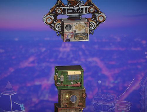 Mchezo Mjenzi wa Mnara wa Steampunk  online
