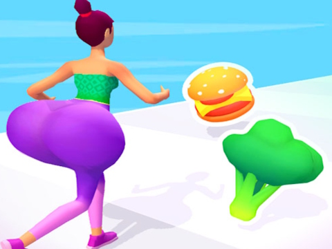 Mchezo Twerk it! Mbio za mwili 3d  online