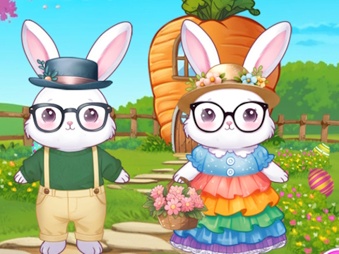 Mchezo Bunnies kuwa tayari kwa Pasaka  online