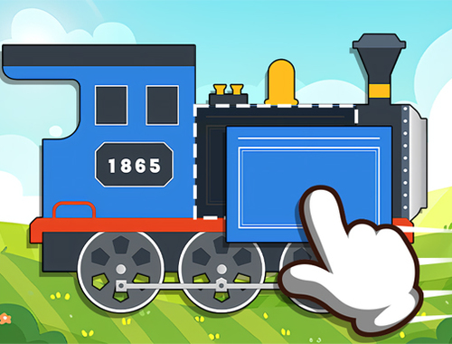 Mchezo Labo Brick Treni Mchezo kwa watoto  online