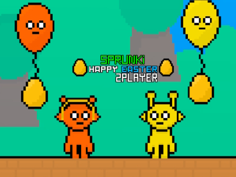 Mchezo Sprunki furaha ya Pasaka 2player  online