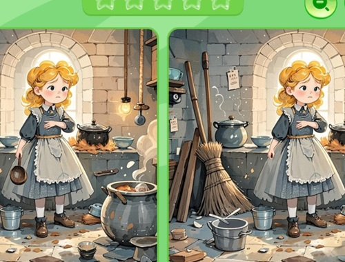 Mchezo Pata tofauti: Cinderella  online