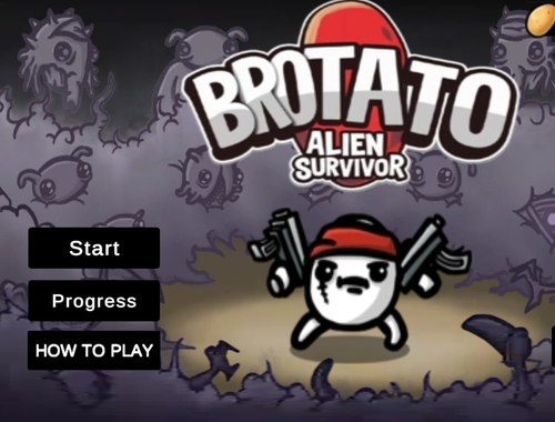 Mchezo Brotato mgeni aliyeokoka  online