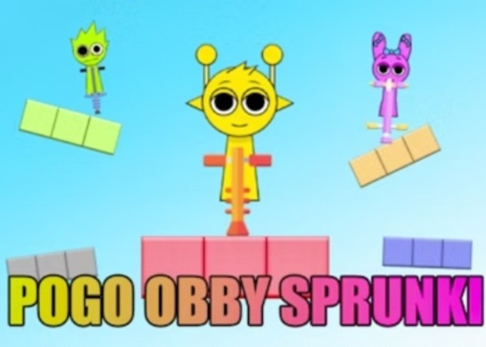 Mchezo Pogo Obby Sprunki  online