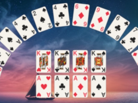 Mchezo Crescent Solitaire  online