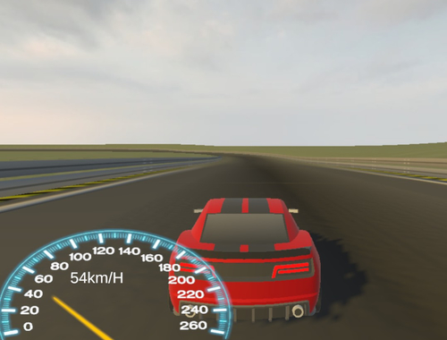 Mchezo Gari nyekundu F8 Racetrack  online