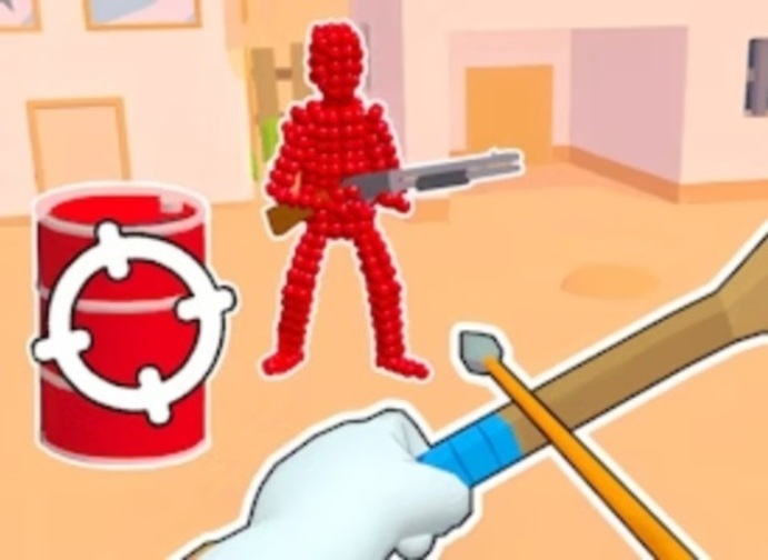 Mchezo Stickman Archer akipiga mishale huko Reds  online