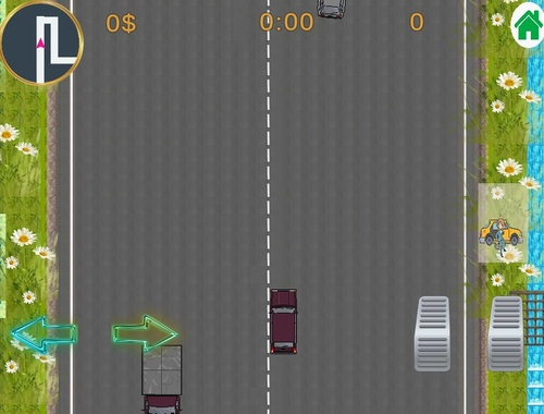 Mchezo CAB CAR - Kuendesha teksi na picha ya abiria  online