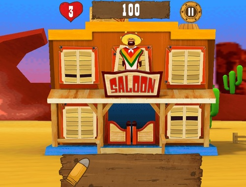 Mchezo Ubamba wa Saloon  online