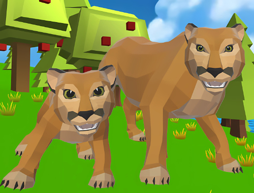 Mchezo Cougar Simulator: Paka kubwa  online