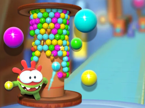 Mchezo Om nom tower 3d  online