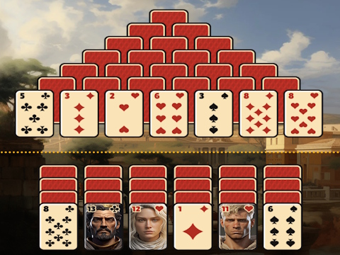 Mchezo Piramidi Solitaire Roma ya Kale  online