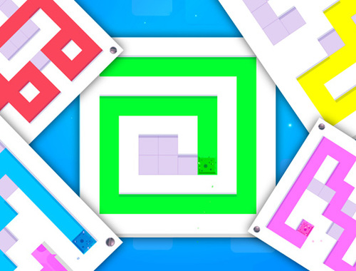 Mchezo Rangi sponge ya puzzle  online