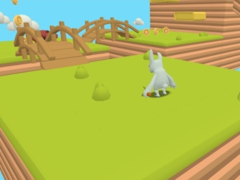 Mchezo Bunny Coin Hop  online