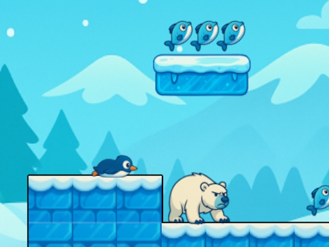 Mchezo Pengu Pengu  online
