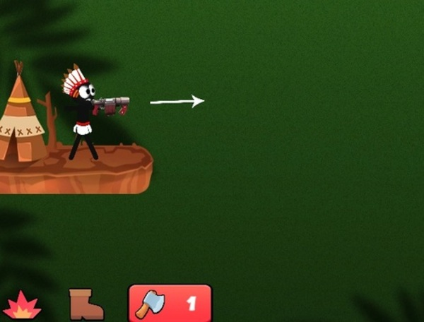 Mchezo Stickman Arrow vita  online