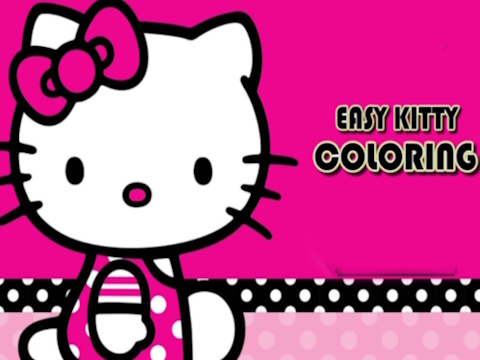 Mchezo Rahisi kuchorea kitty  online