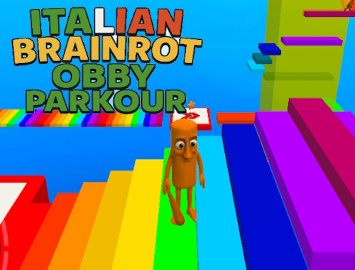 Mchezo Italia Brainrot Obby Parkour  online