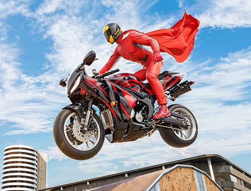 Mchezo Bahati halisi ya Pikipiki Super Stunt 3D  online