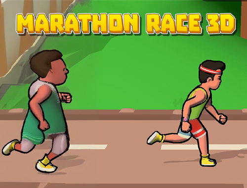 Mchezo Mbio za Marathon 3d  online