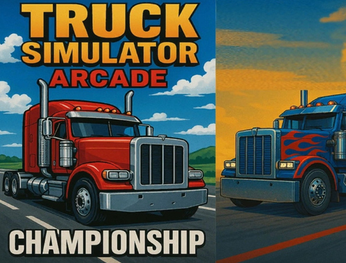 Mchezo Mashindano ya lori Simulator Arcade  online