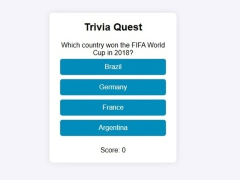 Mchezo Trivia kutaka  online