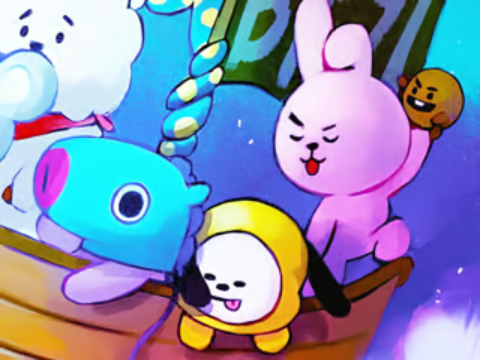 Mchezo Jigsaw puzzle: BT21 Marafiki  online