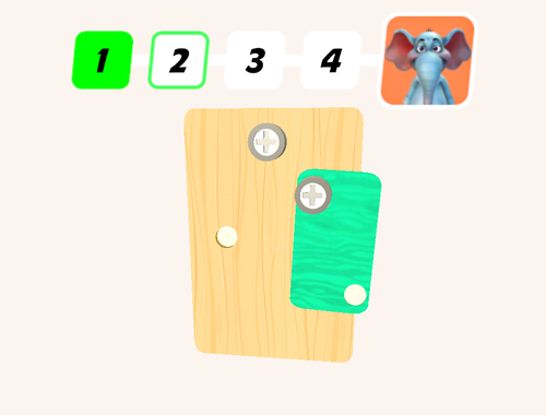 Mchezo Mnyama asiye na mwili: screw puzzle  online