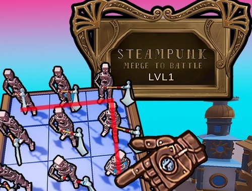 Mchezo Steampunk unganisha vita  online