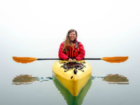 Mchezo Kayak Kayaking Lake Jigsaw  online