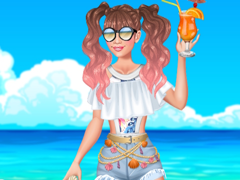 Mchezo Summer Beach Girlz  online