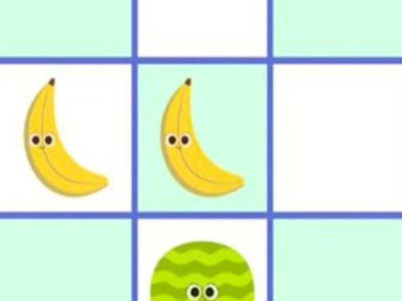 Mchezo Juicy tic tac toe vita  online