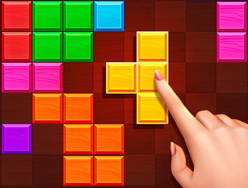 Mchezo Puzzle inazuia classic  online