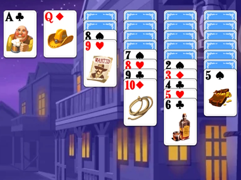 Mchezo Solitaire reverse  online