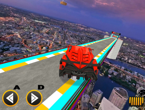 Mchezo Mega Ramps Mashindano ya Mashindano ya Gari 3d  online