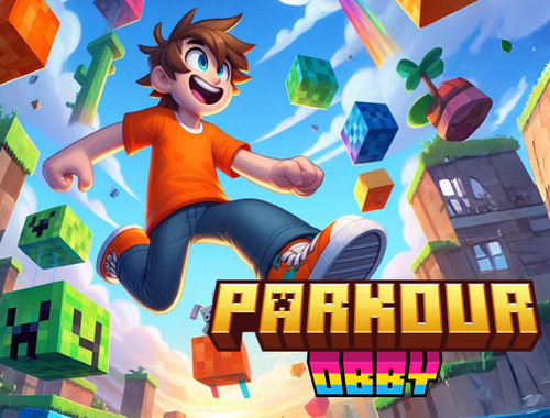 Mchezo Parkour Obby  online