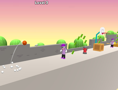 Mchezo Bounce Dunk Basketball  online