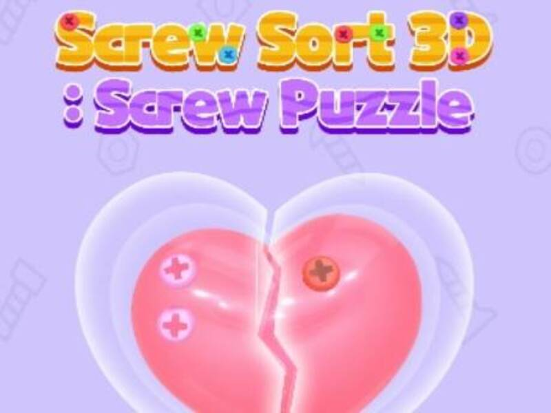 Mchezo Screw aina ya 3d screw puzzle online