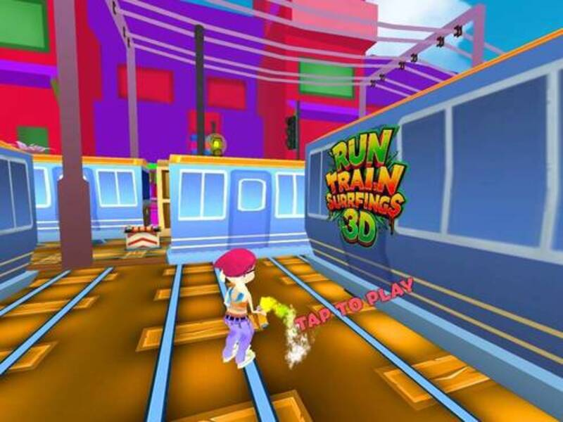 Mchezo Treni ya Run Run 3D online