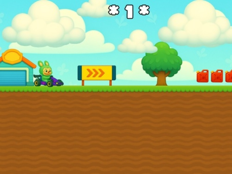 Mchezo Labubu Gokart online